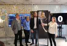 Första dag för handel i Tendo