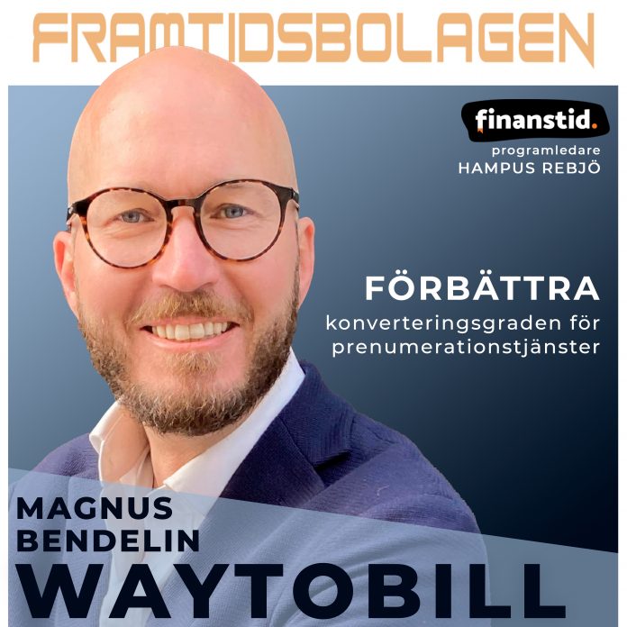 Magnus Bendelin, VD Waytobill
