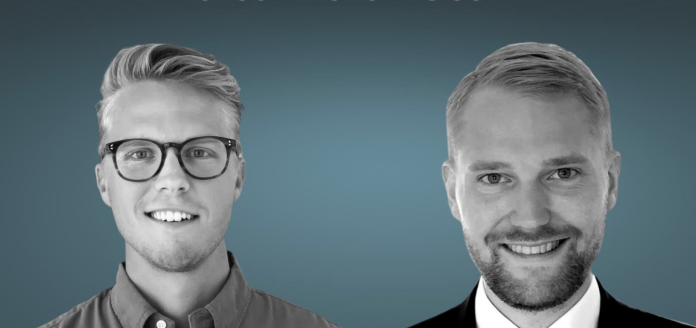Jonas Arvidsson, VD på Parakey och Adam Klingberg, försäljningsansvarig på SAFETRON