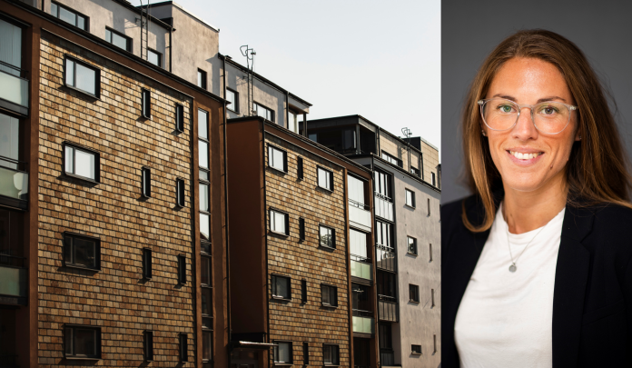 Cecilia Jutell, analytiker på HSB Stockholm. Foto: HSB