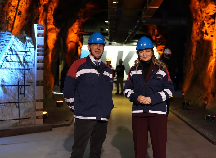 Jan Moström, VD för LKAB & Ebba Busch, Sveriges energi- och näringsminister Foto: Wesley Overklift