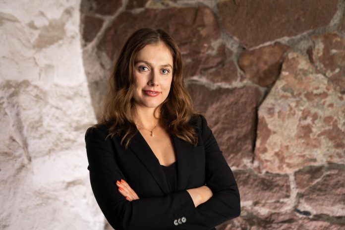 Carolin Solskär, medgrundare och vd på FoodTech-bolaget Nuverica.