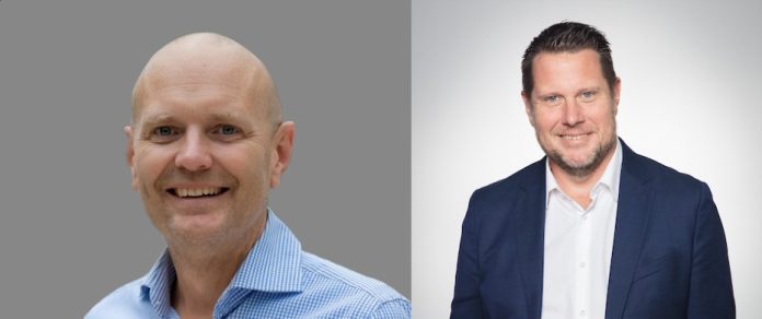 Johan Hedberg, tf vd för Sinch & Lars Wingefors vd för Embracer Group