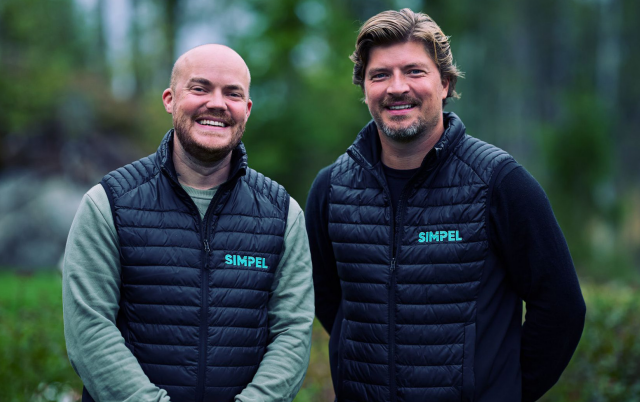 VD Patric Olsson och Vice VD Andreas Klingensjö på Simpel Transport
