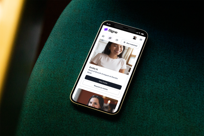Signe: En innovativ mentorsmatchningstjänst för kvinnor i karriären